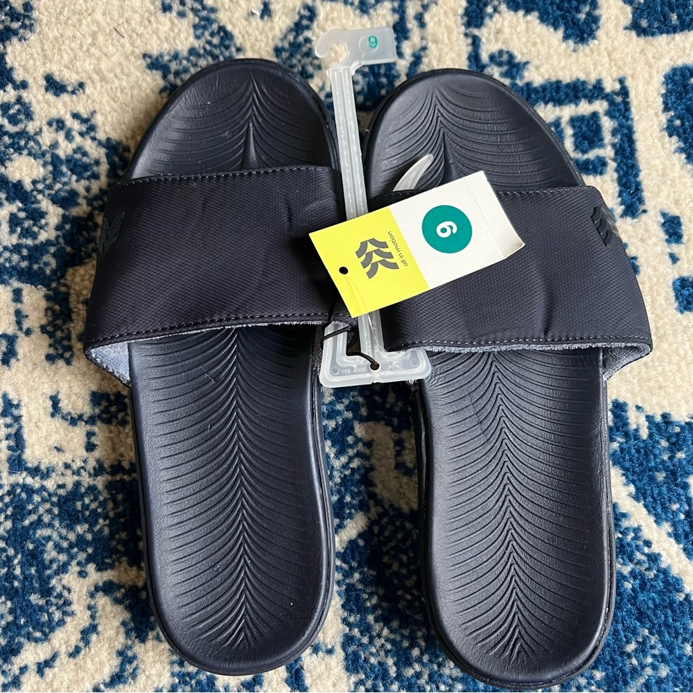 Men's Wesley Slide Sandals - All in Motion™ Navy Blue 9 - Picture 5 of 7